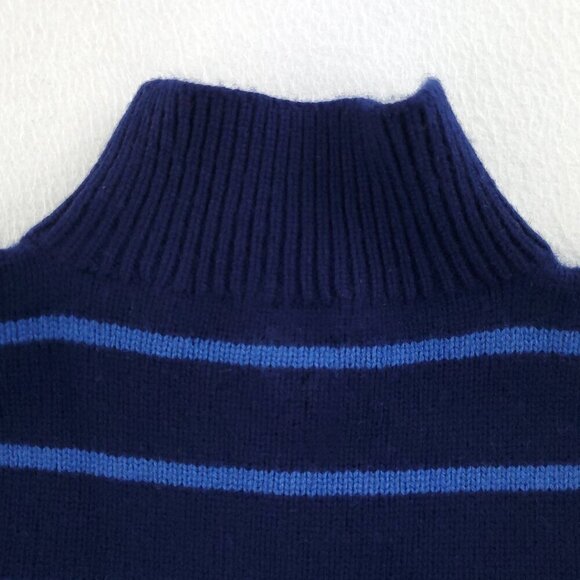 Polo Ralph Lauren Vintage Sweater 100% Lambs Wool Italian 1/4 Zip Men's XL - Picture 11 of 11